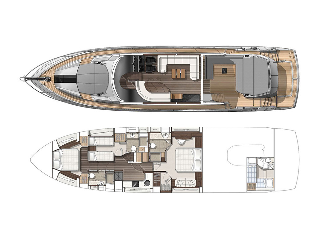 Drettmann Yachts - Sunseeker 68 Sport Yacht