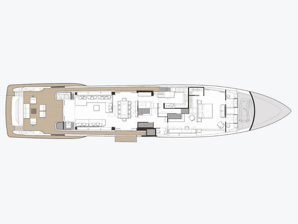 Drettmann Yachts - Ferretti Custom Line Navetta 42
